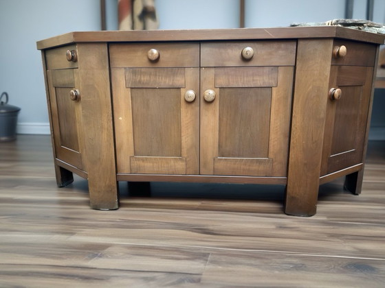 Image 1 of Walnut sideboard designed by Silvio Coppola for Bernini in the 1960s, an example of Made in Italy craftsmanship.