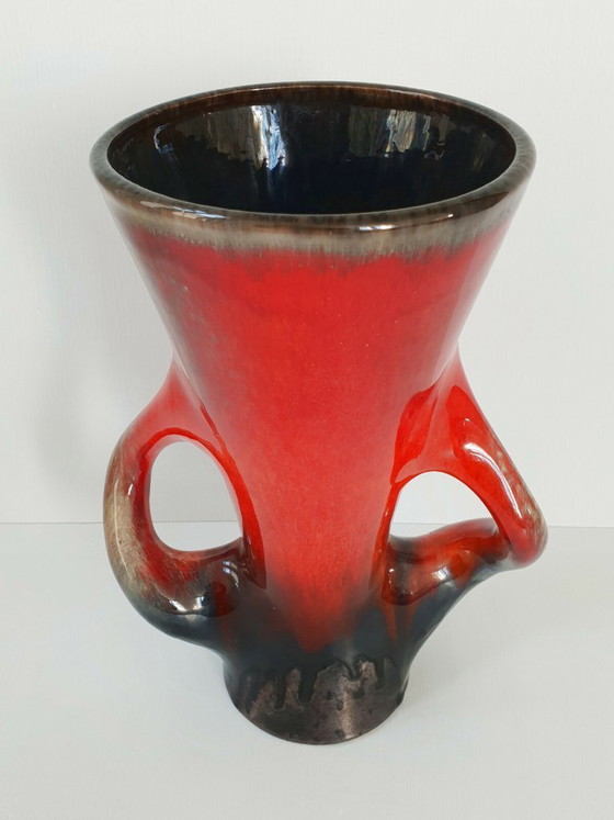 Image 1 of IMPORTANT VINTAGE VASE 1960 SAINT POL S MER CERAMIC 60S 1960S 1960s 60s