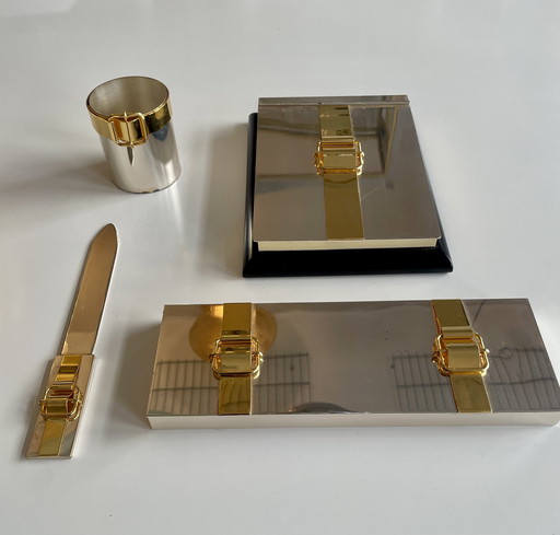 Italienisches Schreibtisch Set im Stile von Maria Pergay