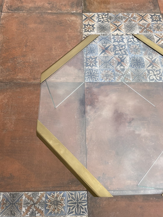 Gallotti & Radice glass coffee table side table – Metal (photo 6 of 10)