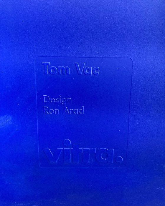 4x Vitra Tom Vac Stuhl blau von Ron Arad – Esszimmerstühle, Metal, Plastic, Modern (photo 11 of 12)