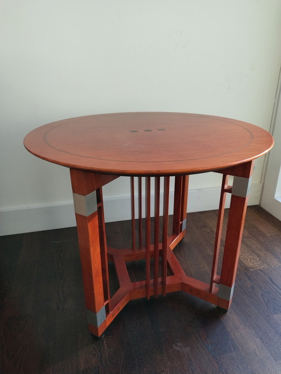 Image 1 of Art Deco Jean Round Side Table Design Frits Schuitema