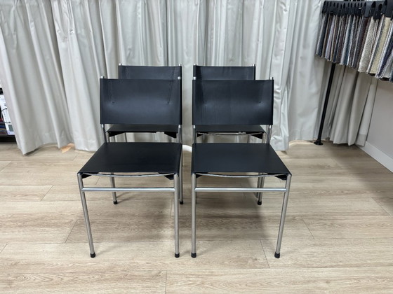 Image 1 of Spectrum SE06 | Refurbished | Black saddle leather | Set of 4