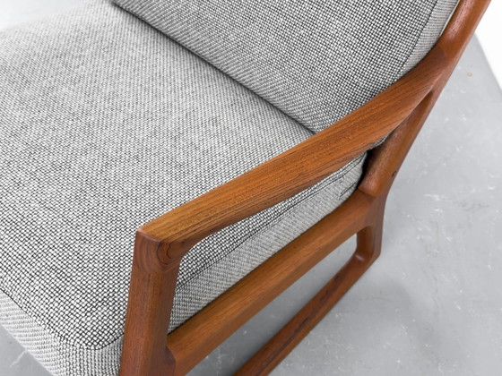 Senator Rocking Chair in Teak by Ole Wanscher for Cado, 1974, Wool, Mid Century Modern (photo 10 of 31)