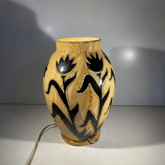 Lampada in ceramica per tealight di Grandjean Jourdan per Vallauris, 1960 – Portacandele (photo 10 of 15)