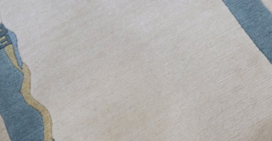 Image 1 of Modern design Nepal vloerkleed 140 x 70 cm