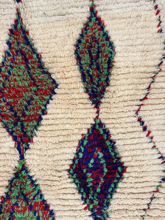 Image 1 of Moroccan Azilal Wool Rug – 145x255 cm – Handwoven Berber Carpet – Boho Abstract Design