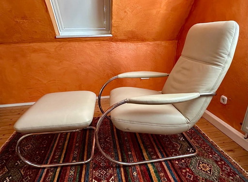 Koinor Jacy Fauteuil avec pouf