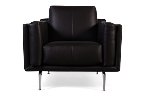 Image 1 of Leolux Bellice fauteuil + poef