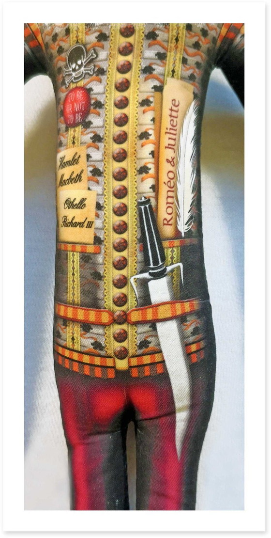 Image 1 of William Shakespeare Gift | English Teacher Gift | Shakespeare Art Doll Collectible | Literature Classroom Decor