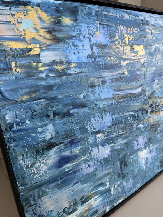 Image 1 of Artwork 90x70 incl. black floating frame