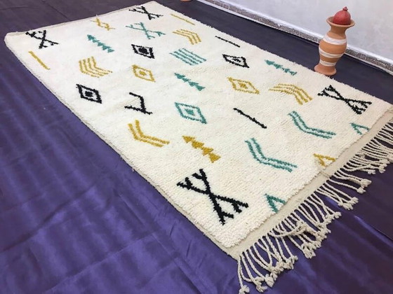 Custom-made, traditional, handcrafted Azilal Berber rug, 1.6 x 2.6 m – Aime Té, Rugs & carpets, Wool (photo 5 of 8)