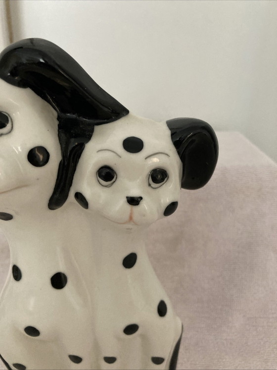 Image 1 of Dalmatian vintage ceramic radiator humidifier 70s/80s
