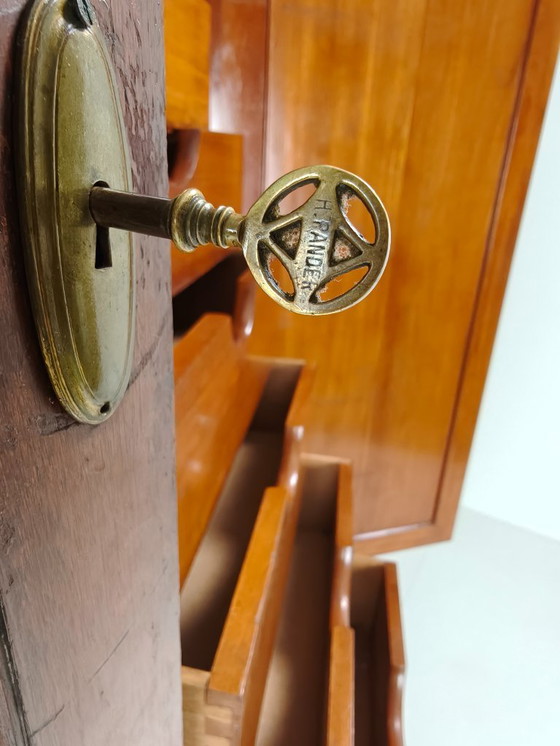 Image 1 of Armadio in mogano di alta qualità della fine del XIX secolo di H. Pander & Zonen