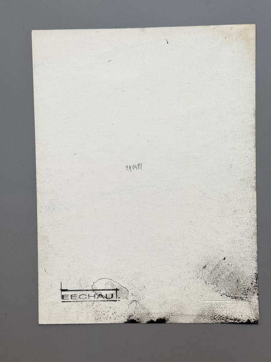 Image 1 of Eugène Eechaut (1928-2019) - Ink Composition, Female Form. 1981