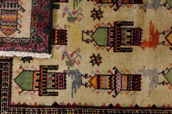 Image 1 of Handgeknoopt Heritage vloerkleed 128 x 70 cm