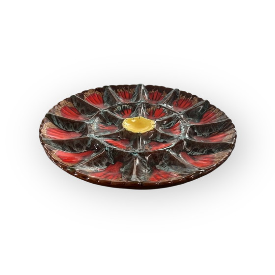 Image 1 of Large Vintage Oyster Bowl - Vallauris - Ceramic - 1960s - Marked