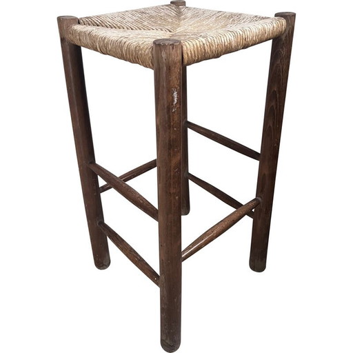 Tabouret haut vintage de Charlotte Perriand