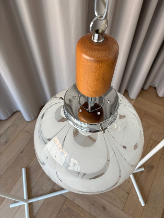 Vintage Murano Glass Pendant Lamp – 1970s (photo 8 of 18)
