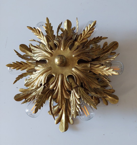 Image 1 of Banci Firenze gouden wandkandelaarlamp