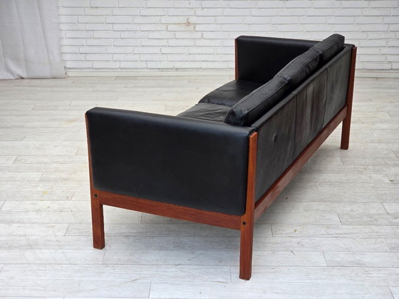 Image 1 of 1960s, Danish design by H.J.Wegner, 3 seater sofa model CH 163.