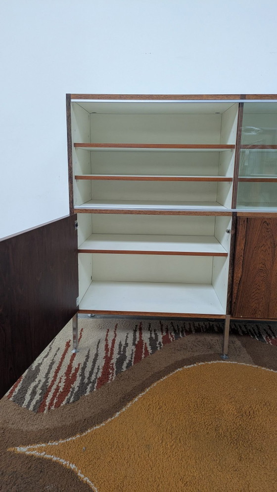 Vintage modernist design Bookcases – Glass, Wood (photo 7 of 9)