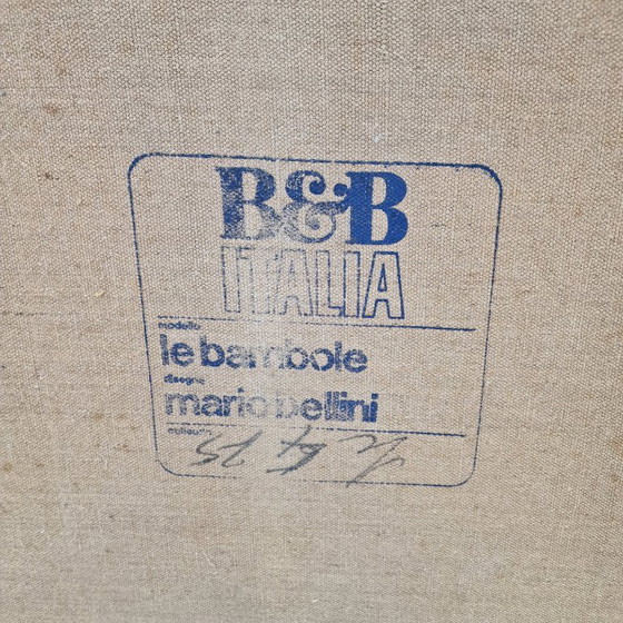 Image 1 of B&B Italia “Le Bambole” Two-Seat Sofa – Design 1972 | Produced 1988