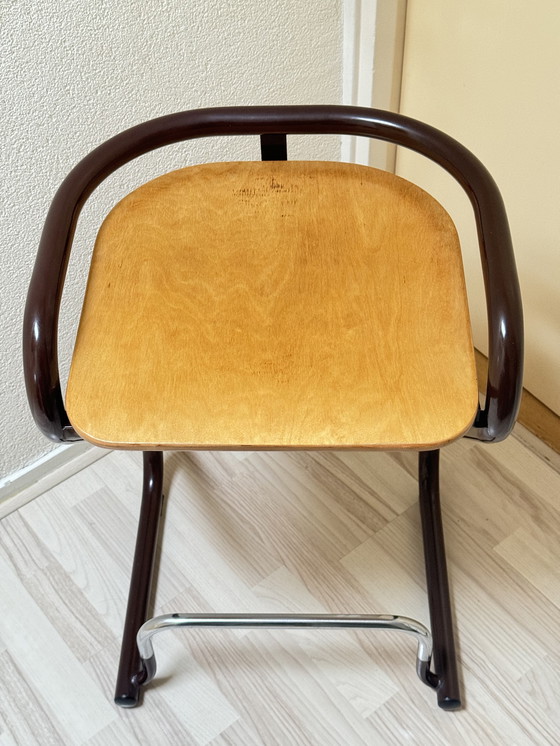 Image 1 of Autentico sgabello da bar S70 degli anni '60 di Lindau & Lindekrantz per Lammhults: icona del design scandinavo