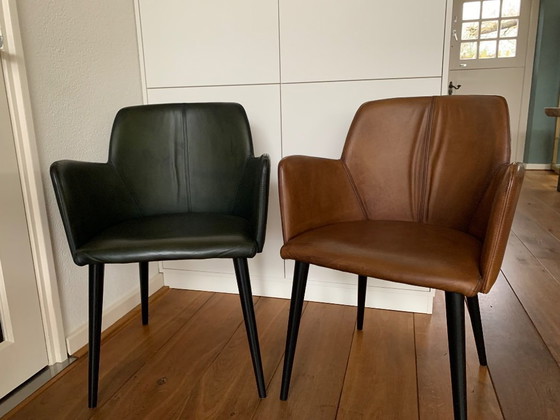Image 1 of Sedie da pranzo in pelle
