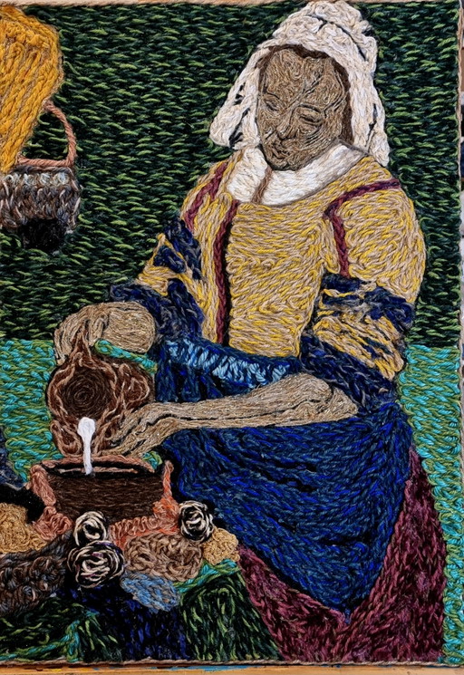 Jute schilderij