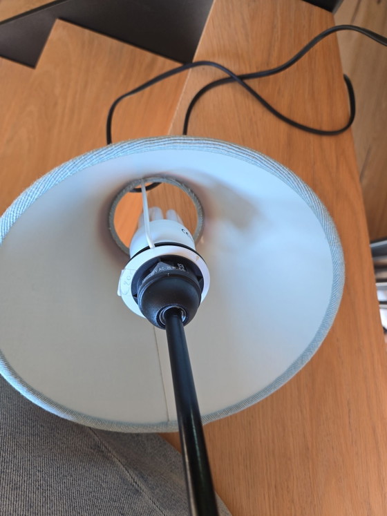 Tischlampe – Tischlampen, Metall, Stoff (photo 5 of 6)