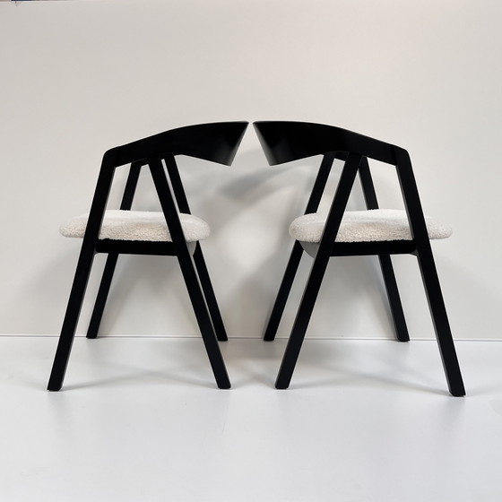 Image 1 of Scandinavisch design eetkamerstoelen