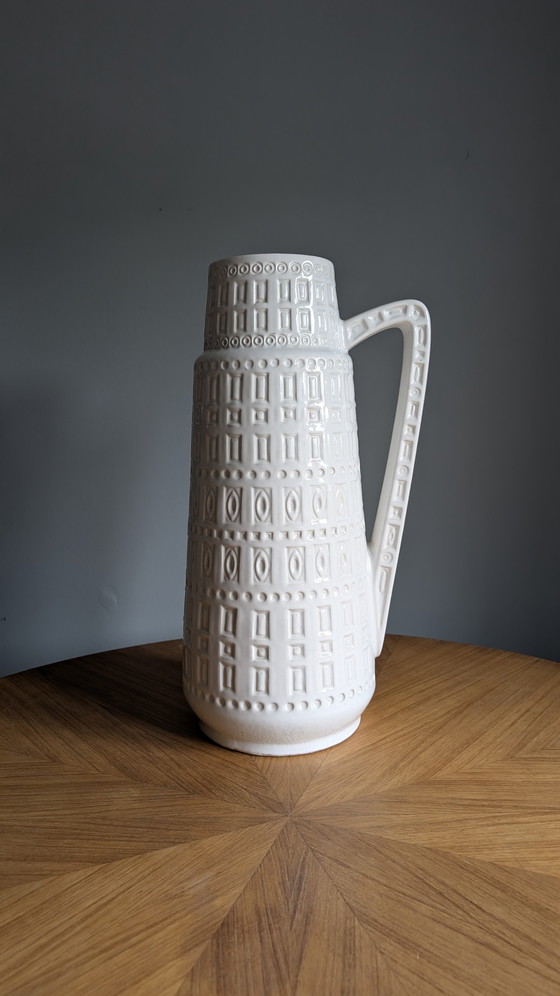Image 1 of White West Germany floor vase 45 cm in perfect condition