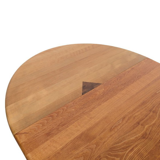 Image 1 of Søren Nissen Ebbe Gehl dining table Seltz noble beech France 1980
