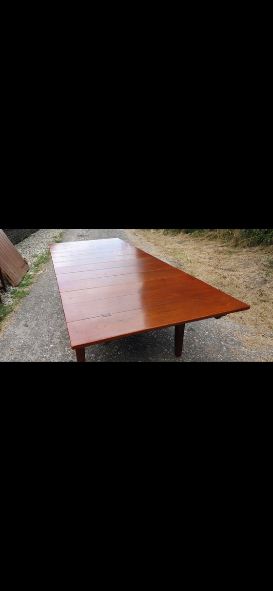 Image 1 of Schuitema Jugendstil Eetkamer Tafel Met Tussenbladen Max 240 Cm