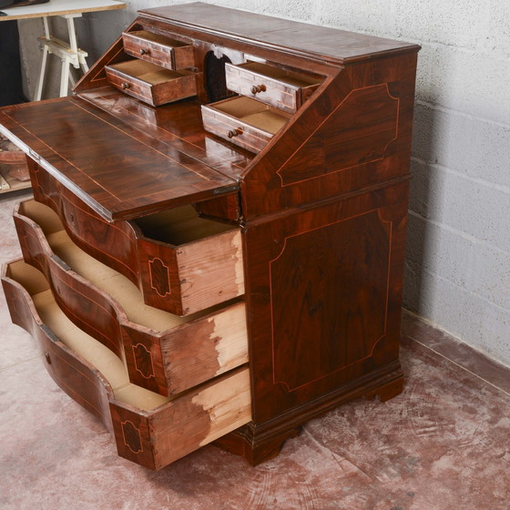 Early 19th Century Secretaire with Hidden Compartments – Desk, Wood, Klassiek (photo 8 of 26)