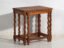 Zweedse eiken nesttafels (ca. 1900) #128 – Bijzettafels, Scandinavian (photo 9 of 40)