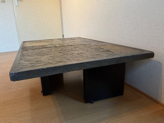 Image 1 of Paul Kingma Brutalist Coffee Table 1974