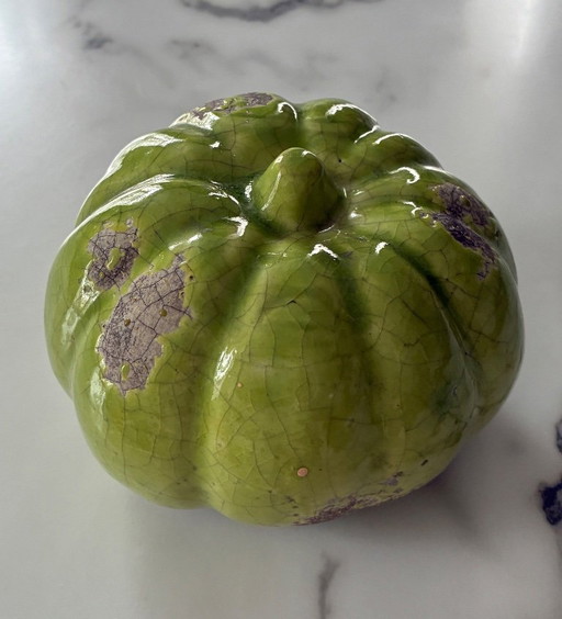 Citrouille céramique décorative petit modèle