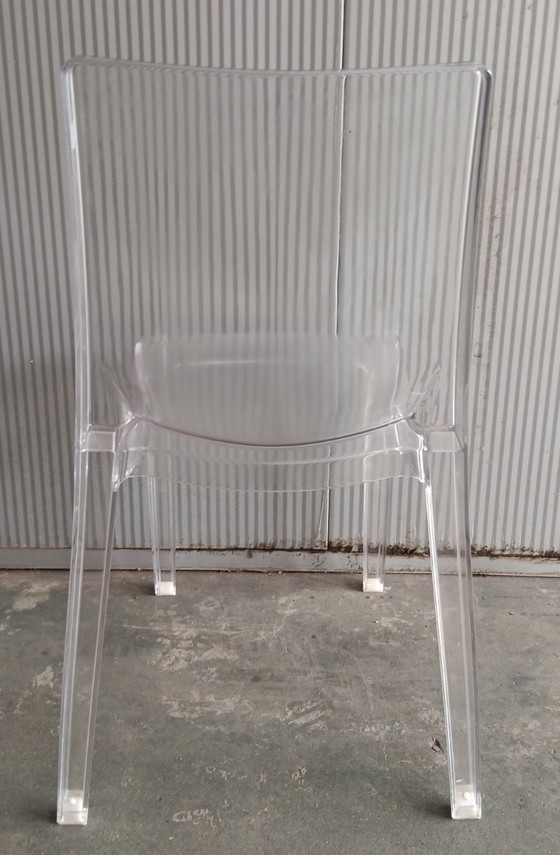 Image 1 of Set mit 3 transparenten Polycarbonat-Stühlen