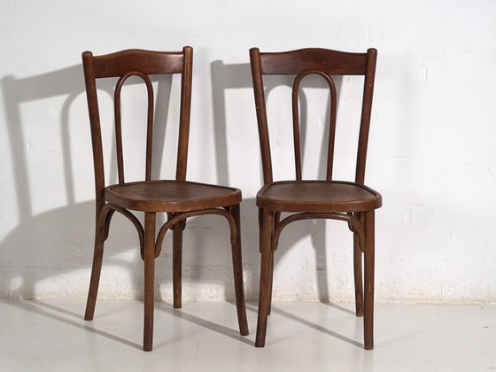 Chaises de salle à manger antiques (c.1920). Lot de 6 pièces #2 (photo 36 of 40)