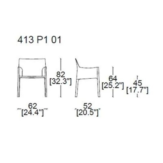 Image 1 of Coppia di poltrone Cassina Cab 413 di Mario Bellini - Pelle Cognac - Icona del design