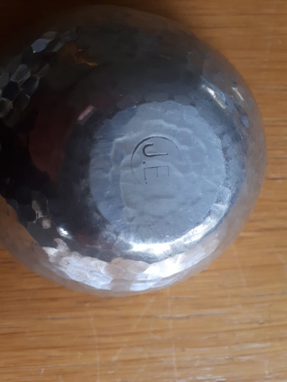 Image 1 of Set in peltro martellato