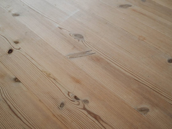 Image 1 of Kiefernholztisch, dänisches Design, 1990er Jahre, hergestellt in Dänemark