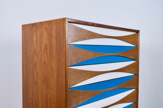 Image 1 of WOCHENKOMMODE TEAKHOLZ NIELS CLAUSEN 60ER JAHRE NIELS CLAUSEN MOBLER ODENSE VERLAG