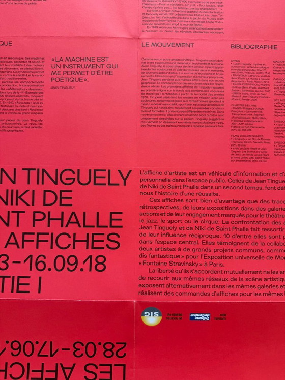 Niki de Saint Phalle, Niki Stabilisée par Jean Tinguely, originele tentoonstellingsposter – Paper (photo 10 of 10)