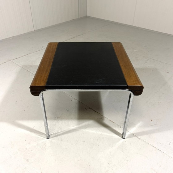 Image 1 of Table d'appoint en cuir Hans Eichenberger, table basse, Girsberger, Suisse