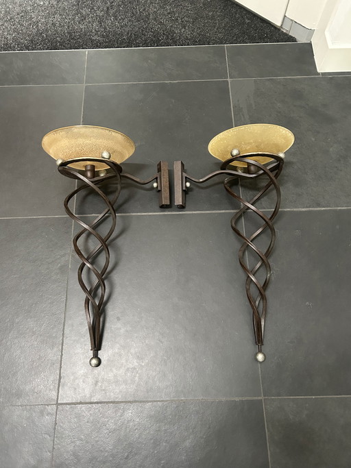 2x Lampada da parete Terzani De Antinea 56