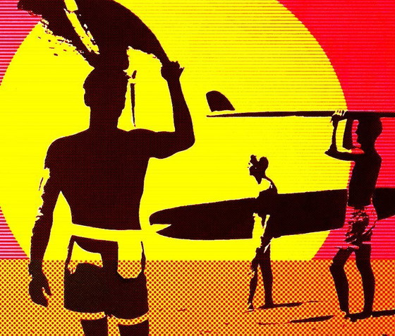 Image 1 of Der endlose Sommer 1966 – Ein Sommer ohne Ende, die perfekte Welle – Poster 70 x 100 cm