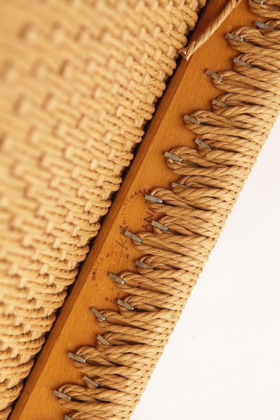 Image 1 of Niels Otto Møller Modell 78 Palisander Esszimmerstuhl - Dänischer Cord Sitz, 1960er Mid Century Modern, 2er Set erhältlich